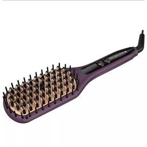 Remington Pro Purple 2-In-1 Heated Full Size Hair Straightening Brush CB7480S